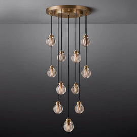 Roby Spherical Modern Round Chandelier 22" - thebelacan