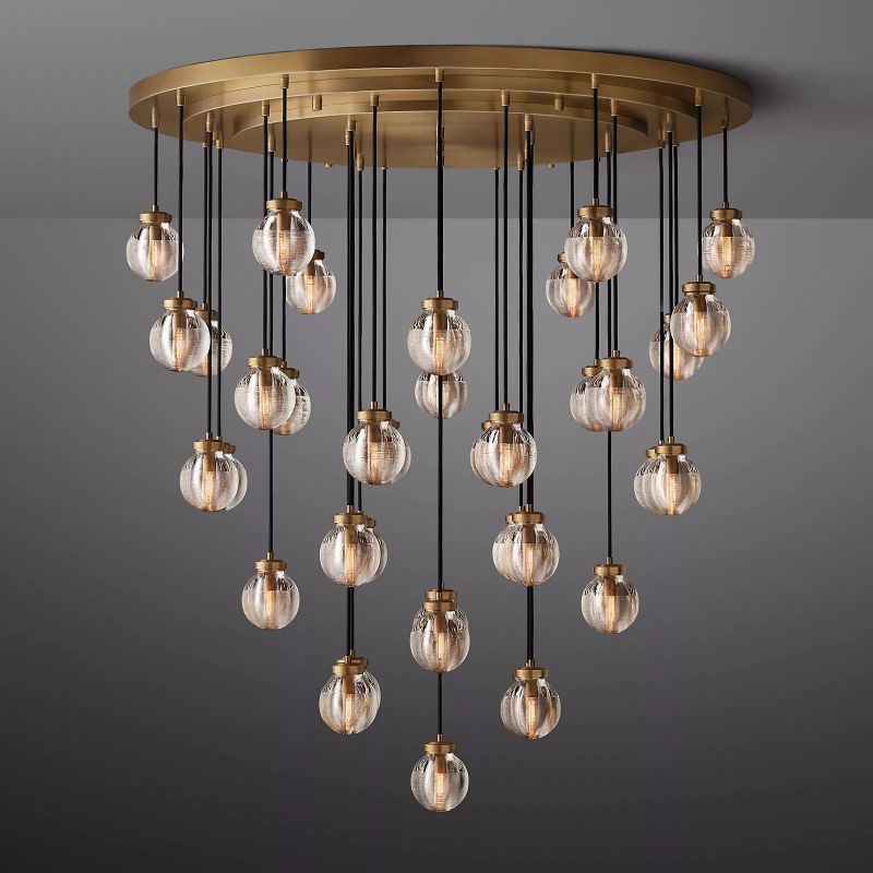 Roby Spherical Modern Round Chandelier 48" - thebelacan