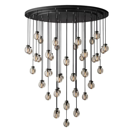 Roby Spherical Modern Round Chandelier 60" - thebelacan