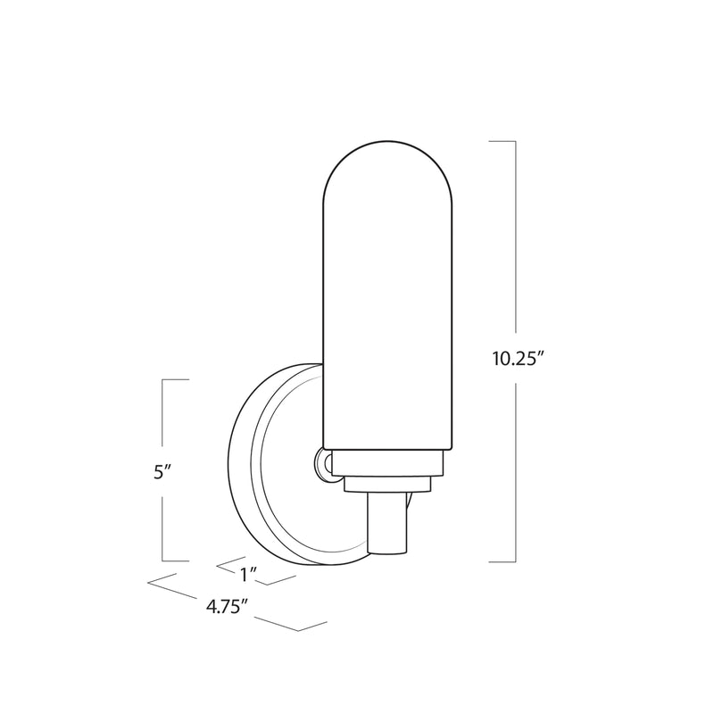 Salon Alabaster Single Sconce - thebelacan