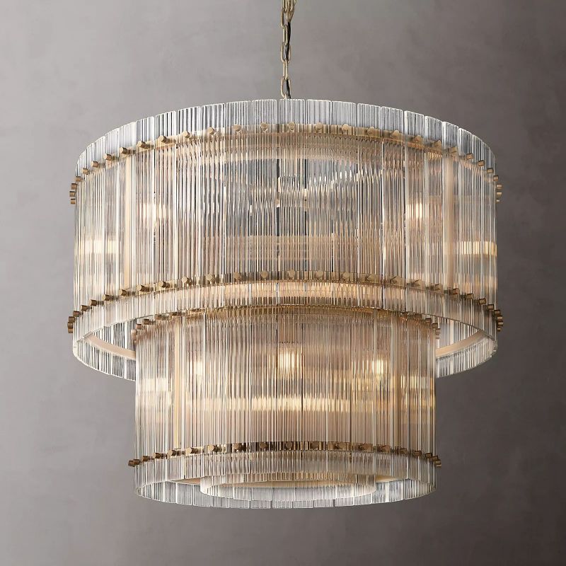 San Marco Two-tier Luxury Round Chandelier 37" - thebelacan