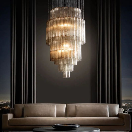 Serena Multi-Tier Round Chandelier 24"D 30"D 34"D - thebelacan