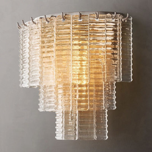 Sireni Clear Glass Wall Sconce - thebelacan