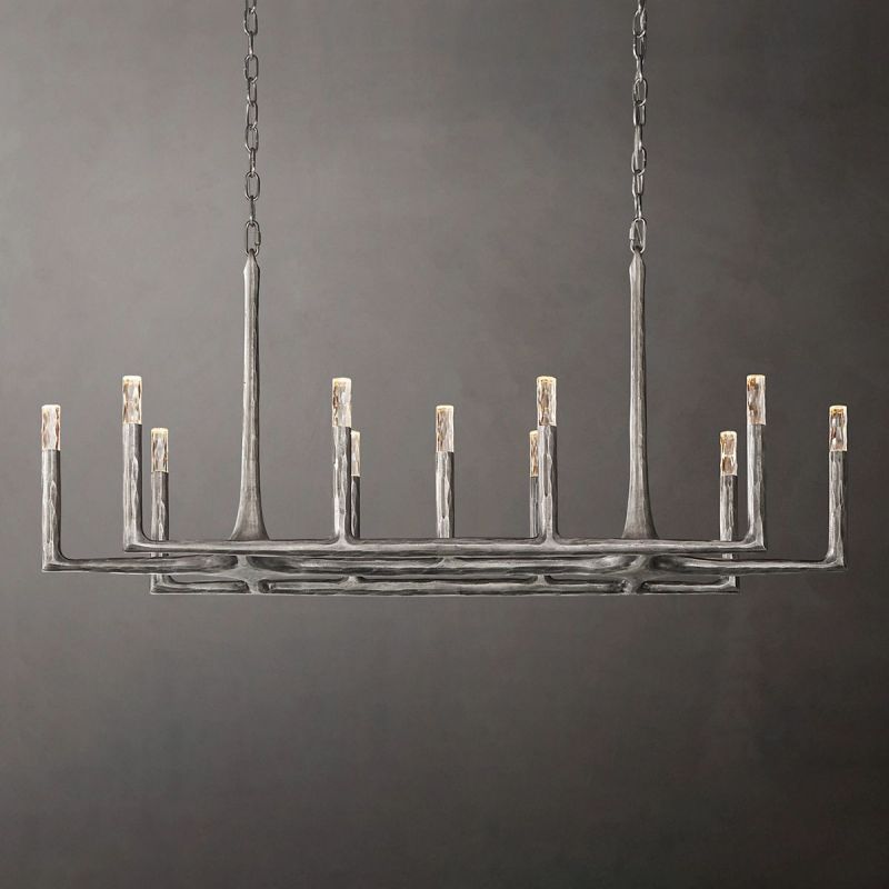 Thadeus Linear Chandelier 54” - thebelacan