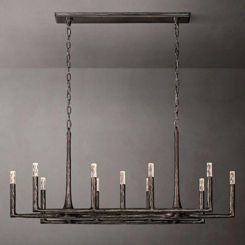 Thadeus Linear Chandelier 54” - thebelacan