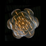 Post-Modern Aluminum Chain Flower Chandelier - thebelacan