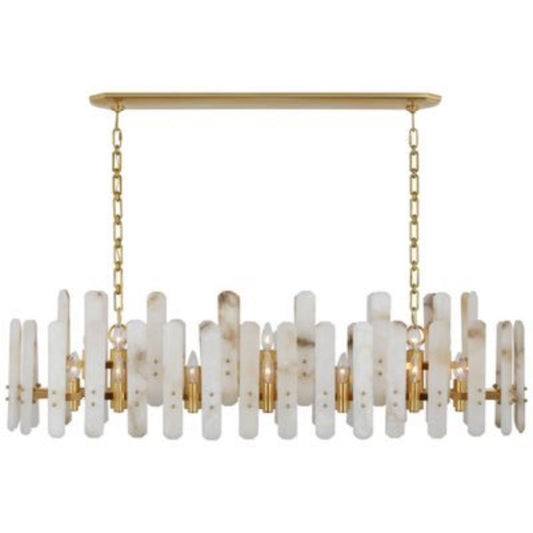 Alabaster Aerin Bonnington Large Linear Chandelier - thebelacan