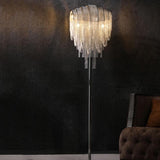 Alisa Luxury Hardware Aluminum Chain Tassel Floor Lamp - thebelacan