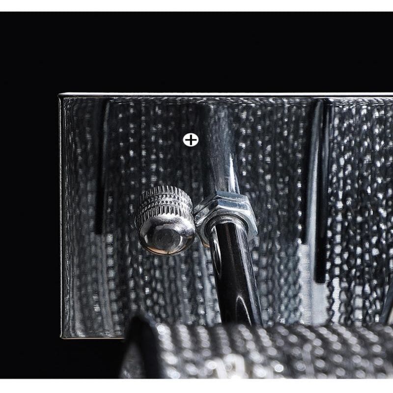 Alisa Luxury Plated Aluminum Chain Tassel Wall Sconce - thebelacan