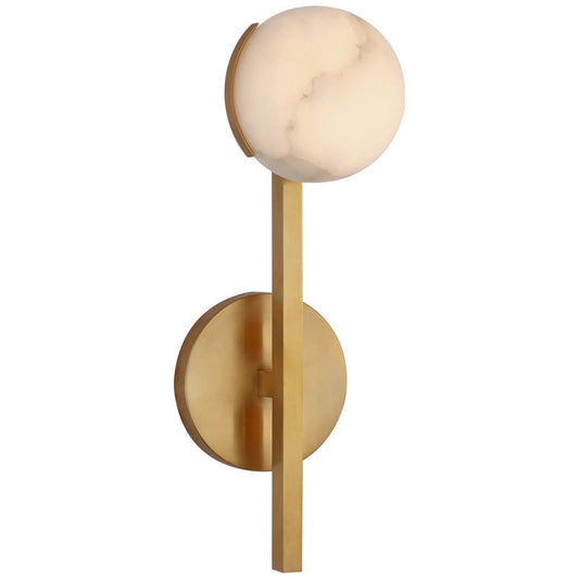 Kelly Wearstler Alabaster Pedra Petite Tail Sconce - thebelacan