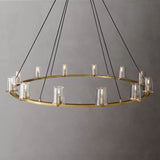 Kuseau Glass Round Chandelier 60" - thebelacan