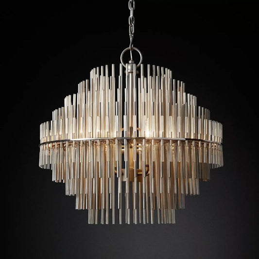 Liliam Sculpture Round Chandelier 24" - thebelacan